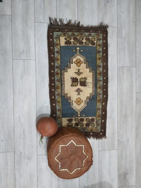 El Dokumasi Anadolu İşi Motfli Halı Aoa Ölçü 57X103Cm