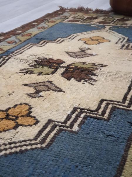 El Dokumasi Anadolu İşi Motfli Halı Aoa Ölçü 57X103Cm