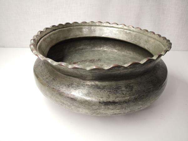 El Dövme Bakır Saksi Aoa Ölçü 33Cm Çapi 16Cm Yüksekliği