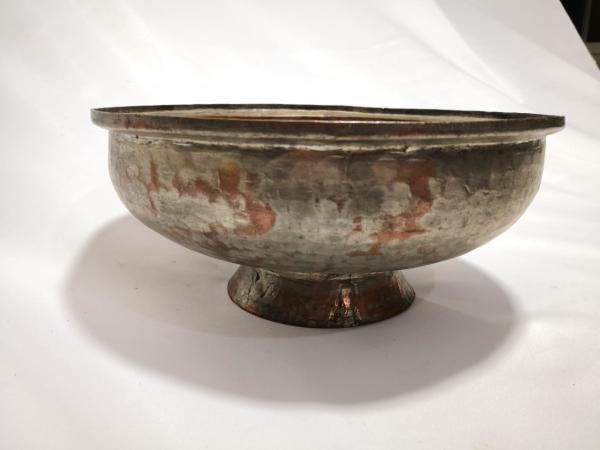 Dövme Bakır Sunumluk Aoa Ölçü 26Cm Çapi 11,5Cm Yüksekliği