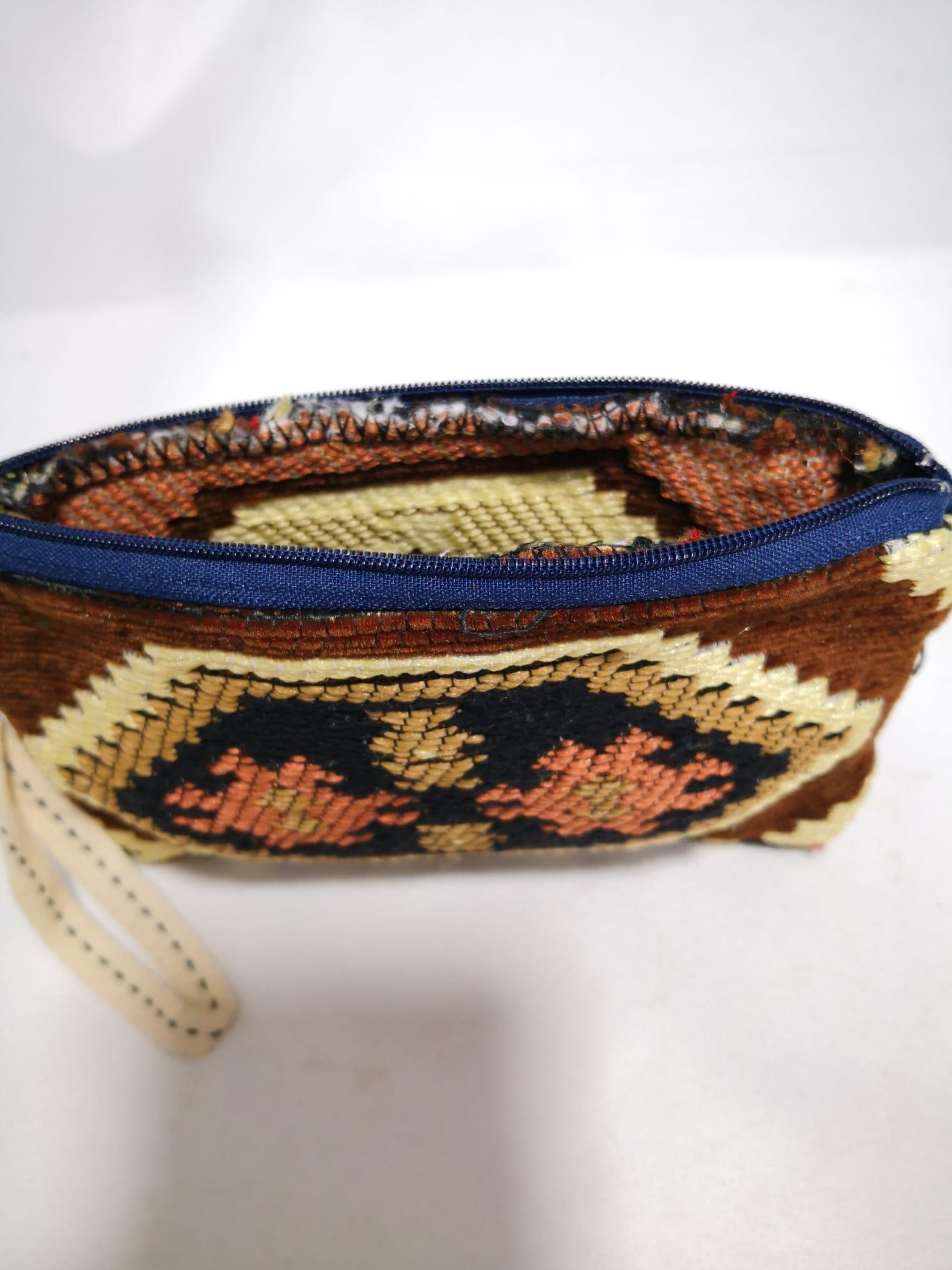 Kilim Desen Cüzdan Boy Çanta Ölçü 17X13Cm