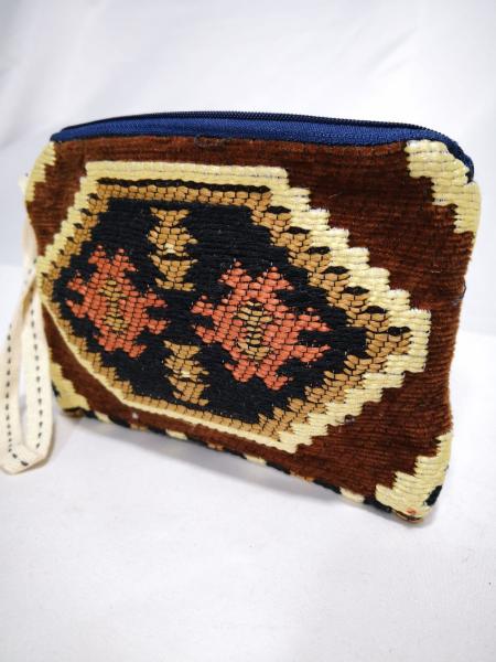 Kilim Desen Cüzdan Boy Çanta Ölçü 17X13Cm