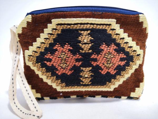 Kilim Desen Cüzdan Boy Çanta Ölçü 17X13Cm