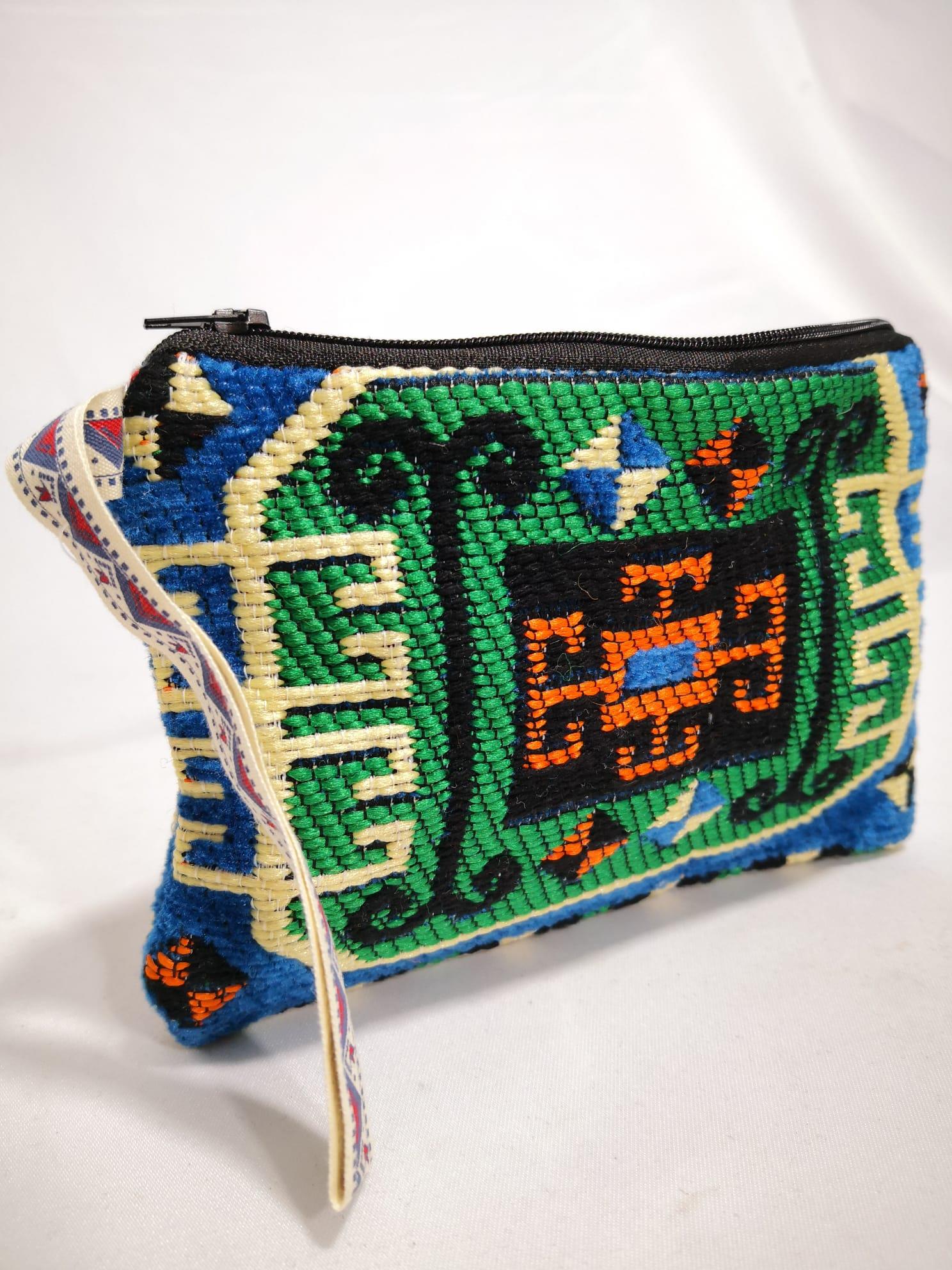 Kilim Desen Cüzdan Boy Çanta Ölçü 17X13Cm