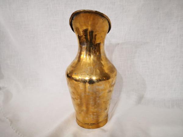 Osmanlı Bakır Sütlük Aoa Ölçü 16X22Cm 37Cm Yüksekliği