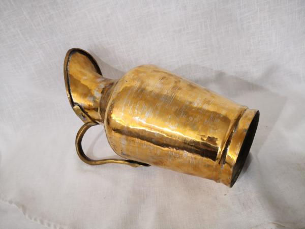 Osmanlı Bakır Sütlük Aoa Ölçü 16X22Cm 37Cm Yüksekliği