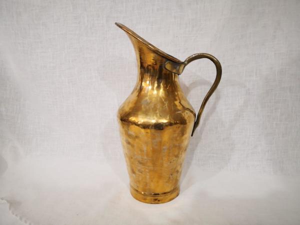 Osmanlı Bakır Sütlük Aoa Ölçü 16X22Cm 37Cm Yüksekliği