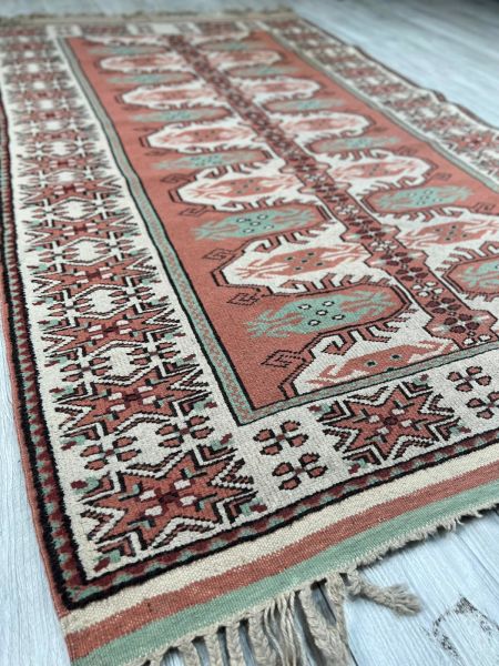 El Dokumasi Halı Kilim Yolluk Paspas Ölçü 196X130 Cm