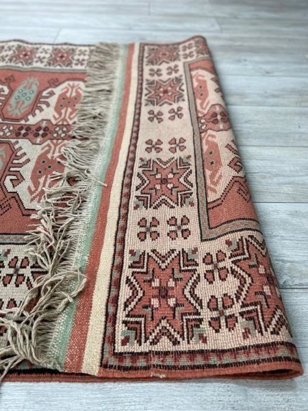 El Dokumasi Halı Kilim Yolluk Paspas Ölçü 196X130 Cm