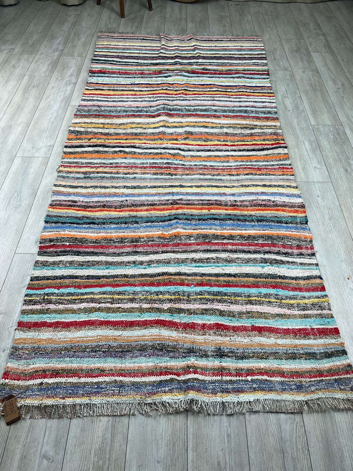 El Dokumasi Halı Kilim Yolluk Paspas Ölçü 293X127 Cm