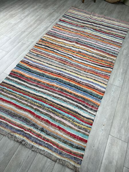 El Dokumasi Halı Kilim Yolluk Paspas Ölçü 293X127 Cm