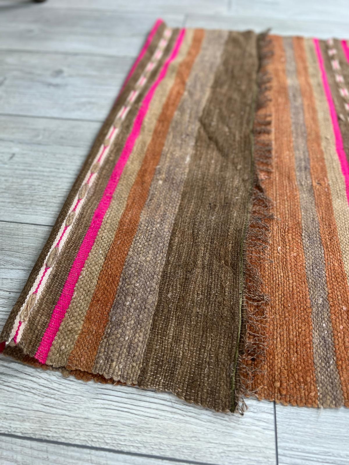 El Dokumasi Halı Kilim Yolluk Paspas Ölçü 214X65 Cm