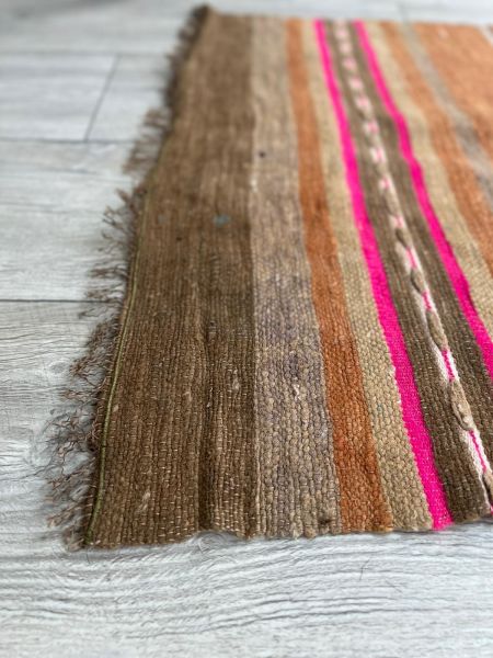 El Dokumasi Halı Kilim Yolluk Paspas Ölçü 214X65 Cm