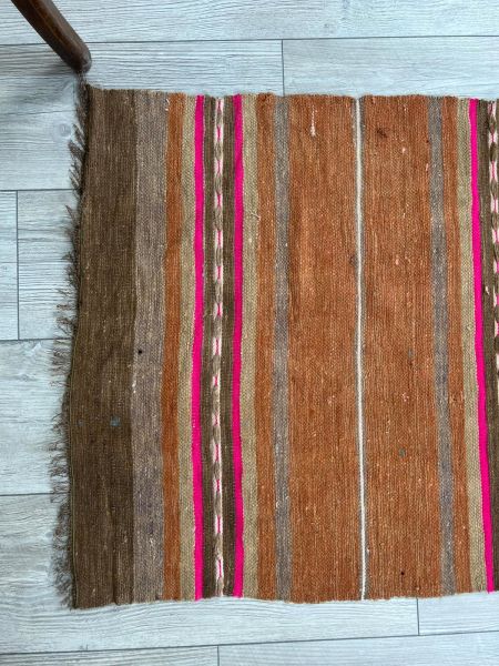 El Dokumasi Halı Kilim Yolluk Paspas Ölçü 214X65 Cm