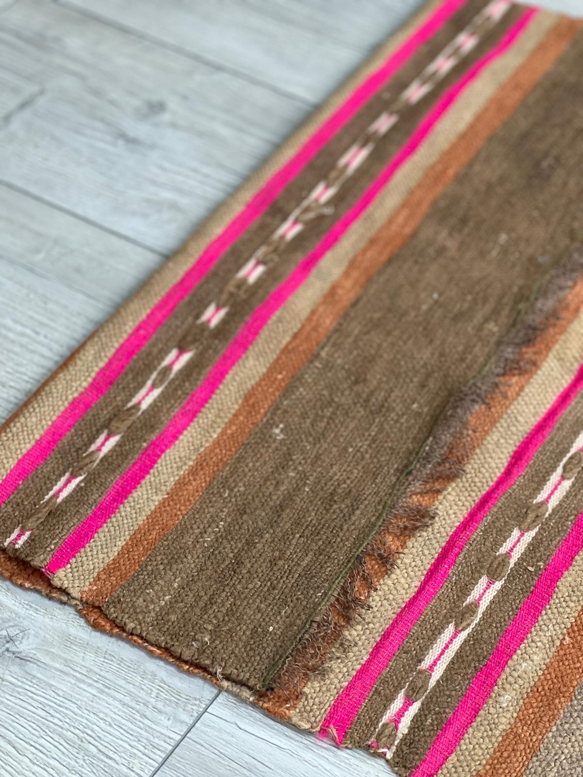 El Dokumasi Halı Kilim Yolluk Paspas Ölçü 210X65 Cm