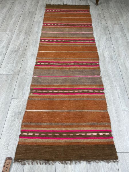 El Dokumasi Halı Kilim Yolluk Paspas Ölçü 210X65 Cm
