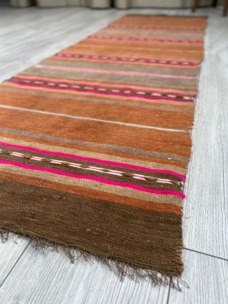 El Dokumasi Halı Kilim Yolluk Paspas Ölçü 210X65 Cm