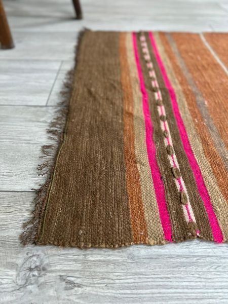 El Dokumasi Halı Kilim Yolluk Paspas Ölçü 210X65 Cm