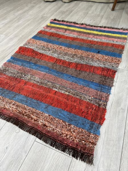 El Dokumasi Halı Kilim Yolluk Paspas Ölçü 120X83 Cm