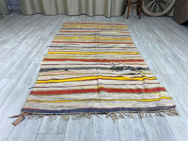 El Dokumasi Halı Kilim Yolluk Paspas Ölçü 255X132 Cm