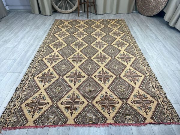 El Dokumasi Halı Kilim Yolluk Paspas Ölçü 295X182 Cm