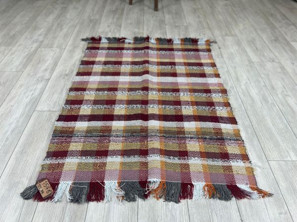 El Dokumasi Halı Kilim Yolluk Paspas Ölçü 121X94 Cm