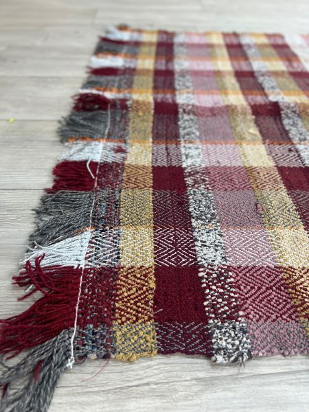 El Dokumasi Halı Kilim Yolluk Paspas Ölçü 121X94 Cm