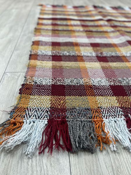 El Dokumasi Halı Kilim Yolluk Paspas Ölçü 121X94 Cm