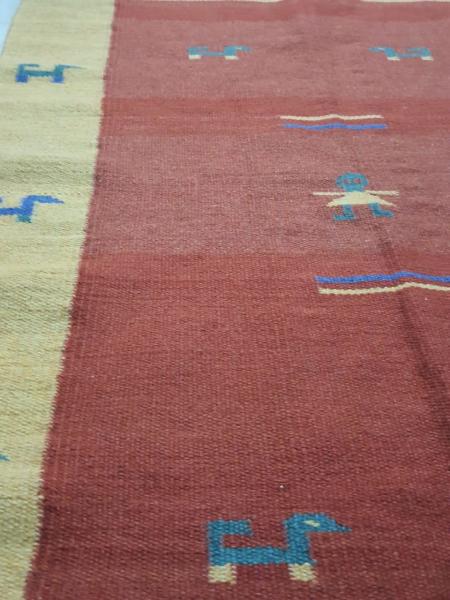 El Dokumasi Yün Kilim Aoa Ölçü 85X155Cm