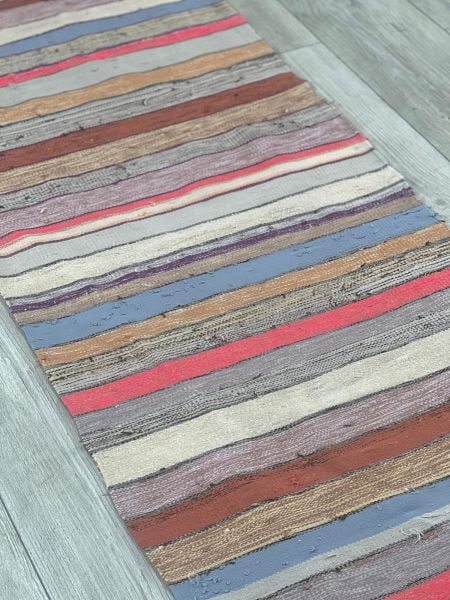 El Dokumasi Halı Kilim Yolluk Paspas Ölçü 322X59 Cm