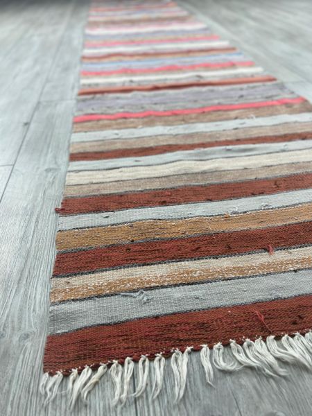 El Dokumasi Halı Kilim Yolluk Paspas Ölçü 322X59 Cm