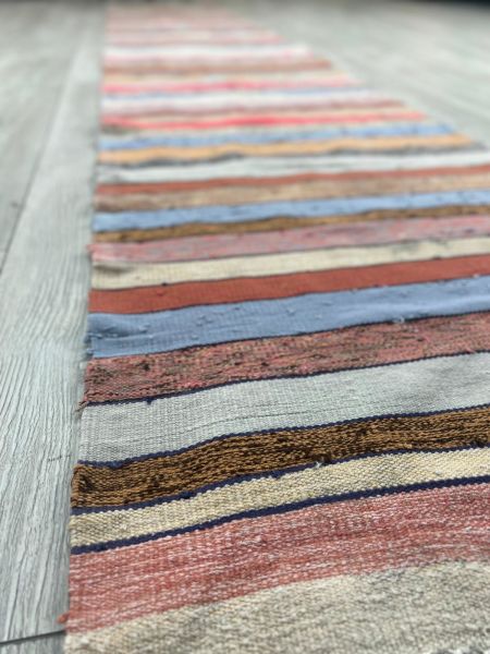 El Dokumasi Halı Kilim Yolluk Paspas Ölçü 322X59 Cm