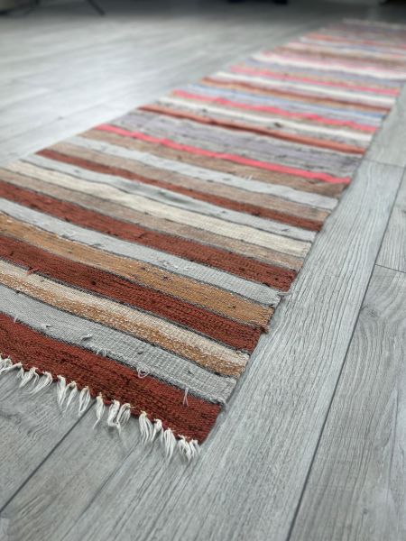 El Dokumasi Halı Kilim Yolluk Paspas Ölçü 322X59 Cm