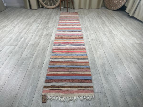 El Dokumasi Halı Kilim Yolluk Paspas Ölçü 322X59 Cm