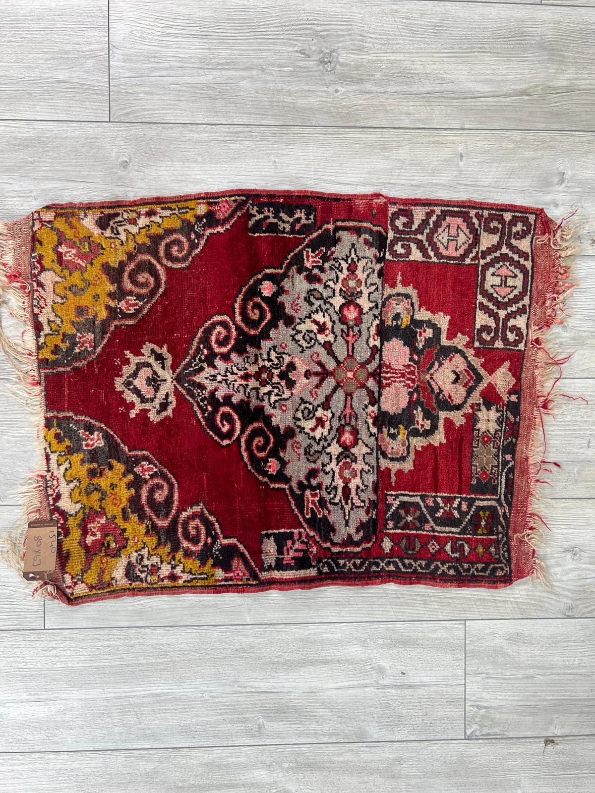 El Dokumasi Halı Kilim Yolluk Paspas Ölçü 80X63 Cm