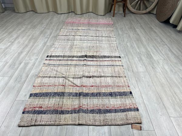 El Dokumasi Halı Kilim Yolluk Paspas Ölçü 297X111 Cm