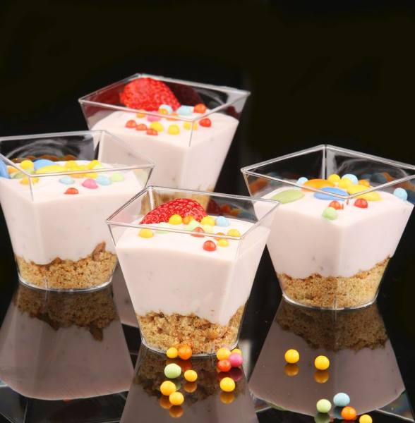 Mini Kap 60 Cc Polistiren Siyah Rubikap Mc.06 25 Adet