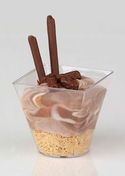 Mini Kap 60 Cc Polistiren Siyah Rubikap Mc.06 25 Adet