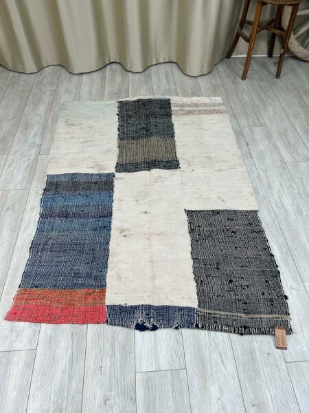 El Dokumasi Halı Kilim Yolluk Paspas Ölçü 179X123 Cm