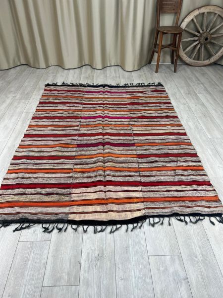 El Dokumasi Halı Kilim Yolluk Paspas Ölçü 220X166 Cm