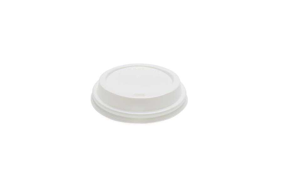 Bardak Kapağı 14-16 Oz Sicak Bombeli Beyaz 3,20 Gr 90 Mm 100 Adet
