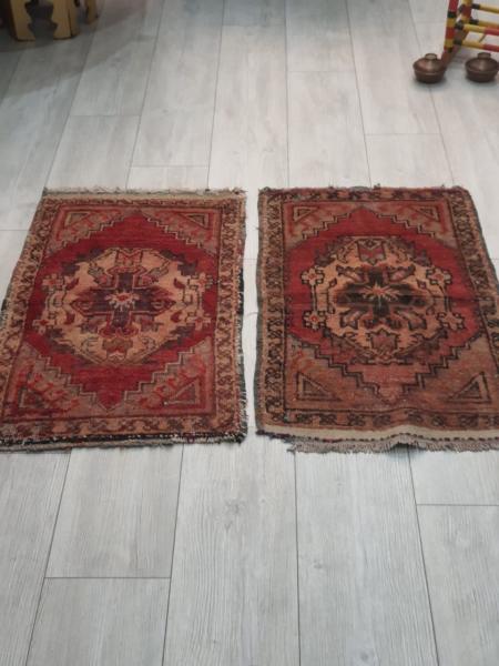 El Dokuma İkiz Yastik Halı Aoa Ölçü 50X80Cm