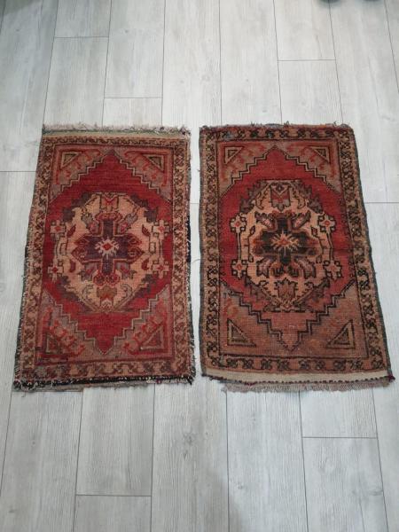 El Dokuma İkiz Yastik Halı Aoa Ölçü 50X80Cm