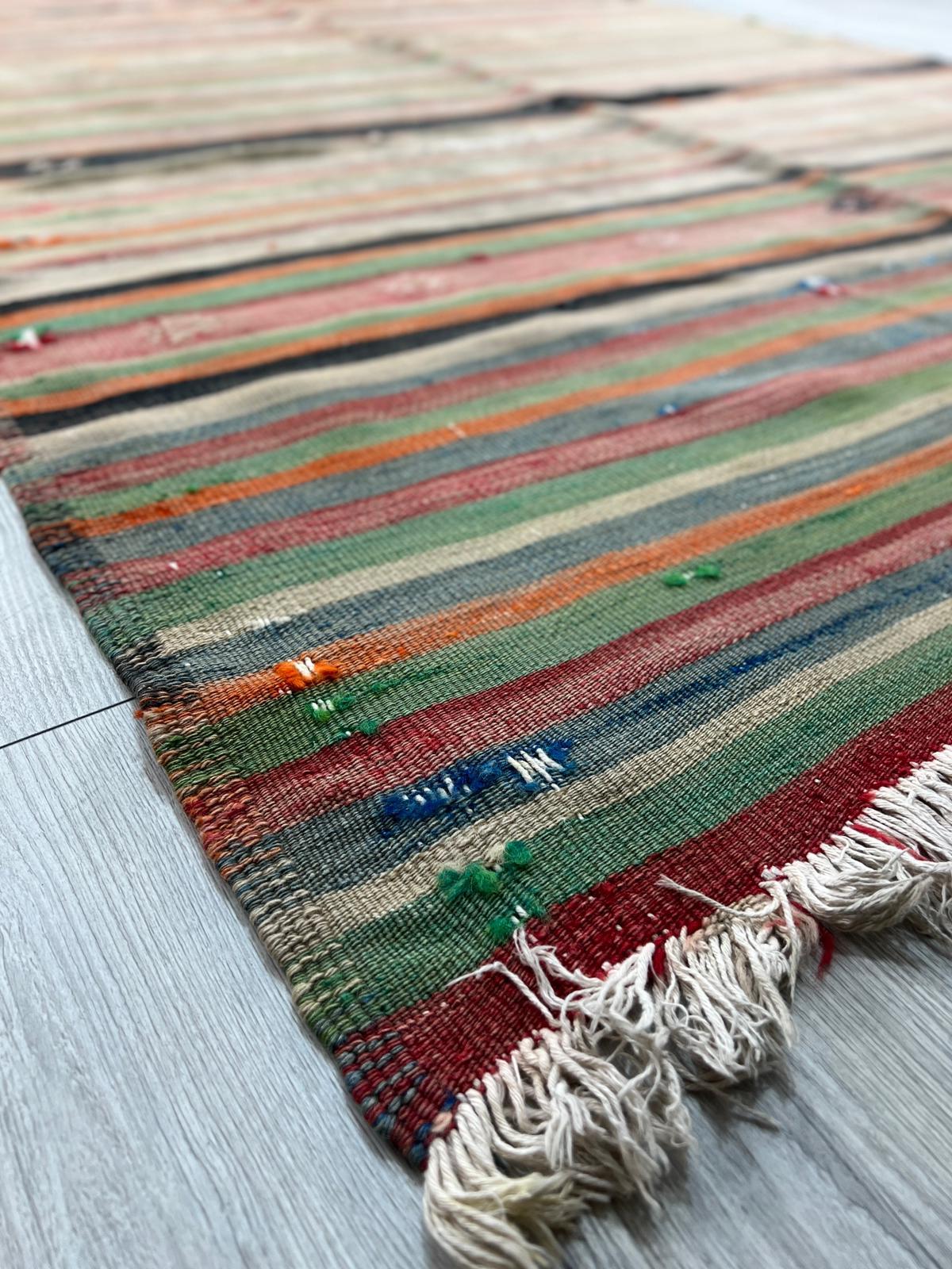 El Dokumasi Halı Kilim Yolluk Paspas Ölçü 333X180 Cm