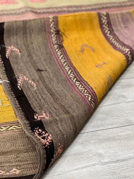 El Dokumasi Halı Kilim Yolluk Paspas Ölçü 174X143 Cm