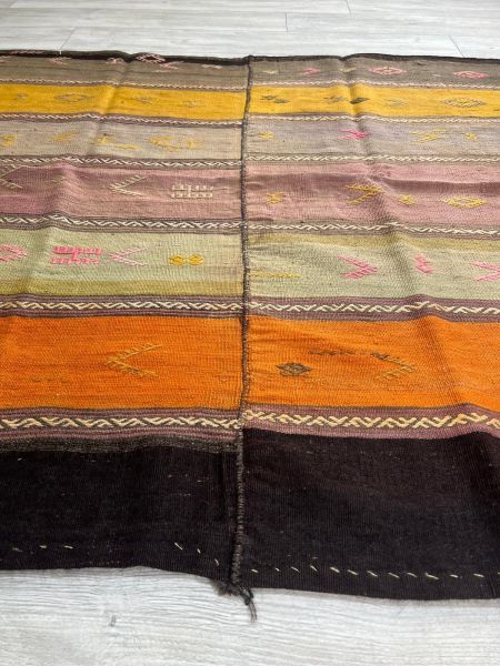 El Dokumasi Halı Kilim Yolluk Paspas Ölçü 174X143 Cm