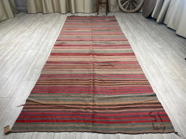 El Dokumasi Halı Kilim Yolluk Paspas Ölçü 392X153 Cm