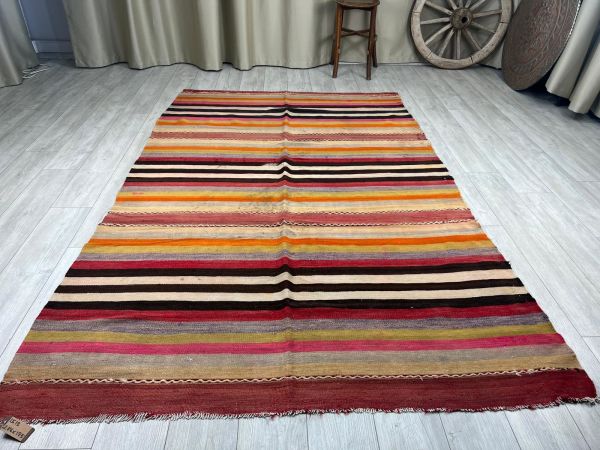El Dokumasi Halı Kilim Yolluk Paspas Ölçü 284X185 Cm