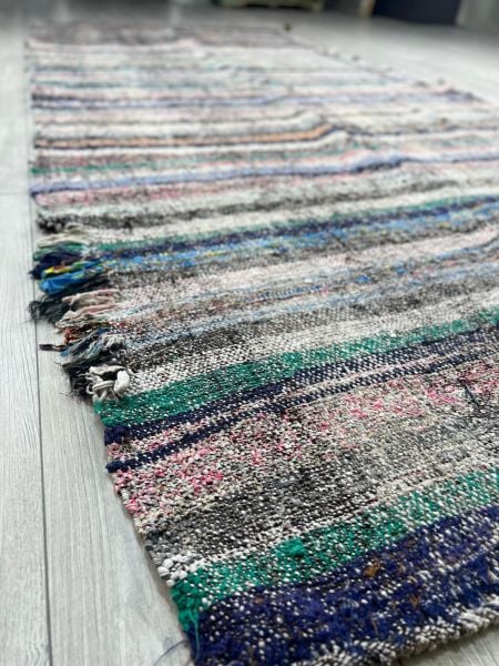 El Dokumasi Halı Kilim Yolluk Paspas Ölçü 302X134 Cm