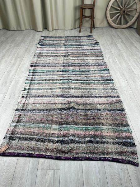 El Dokumasi Halı Kilim Yolluk Paspas Ölçü 302X134 Cm